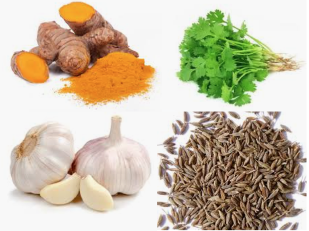 Four indian herbs