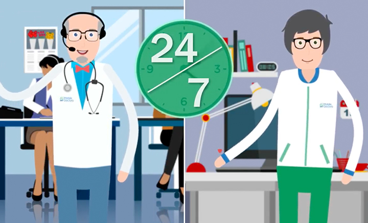 Why visit, when you can just make a call for medical consultation? 